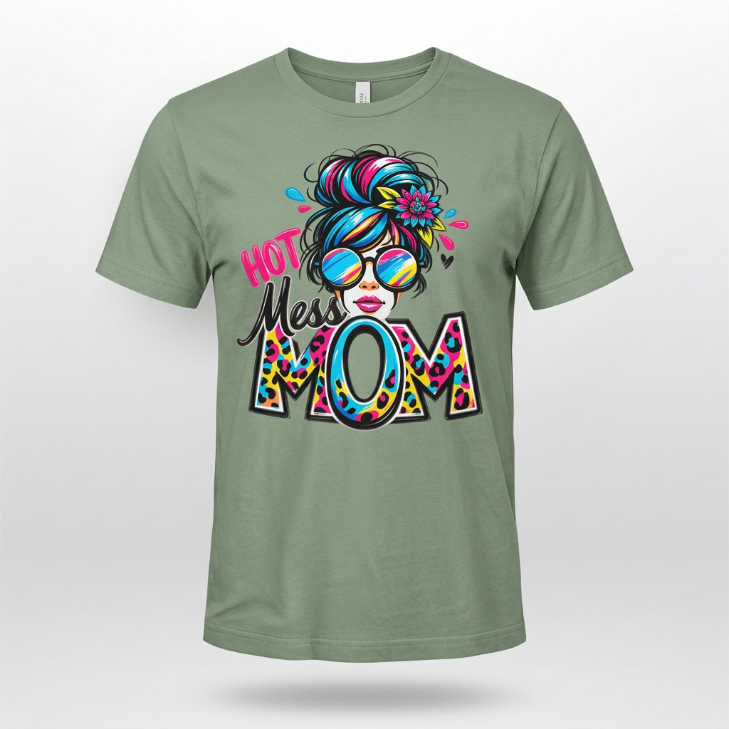 Hot Mess Mom T-shirt