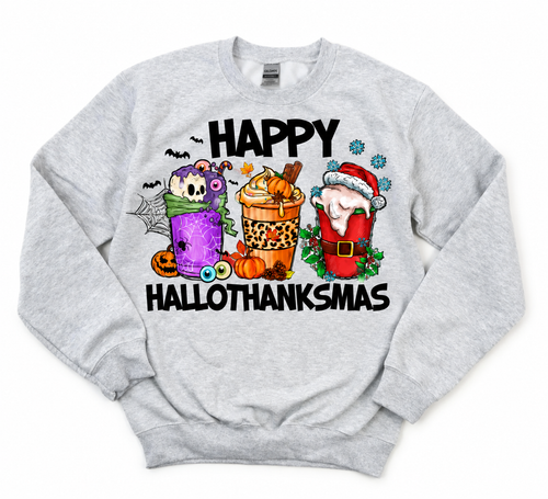 Crewneck Happy HalloThanksMas